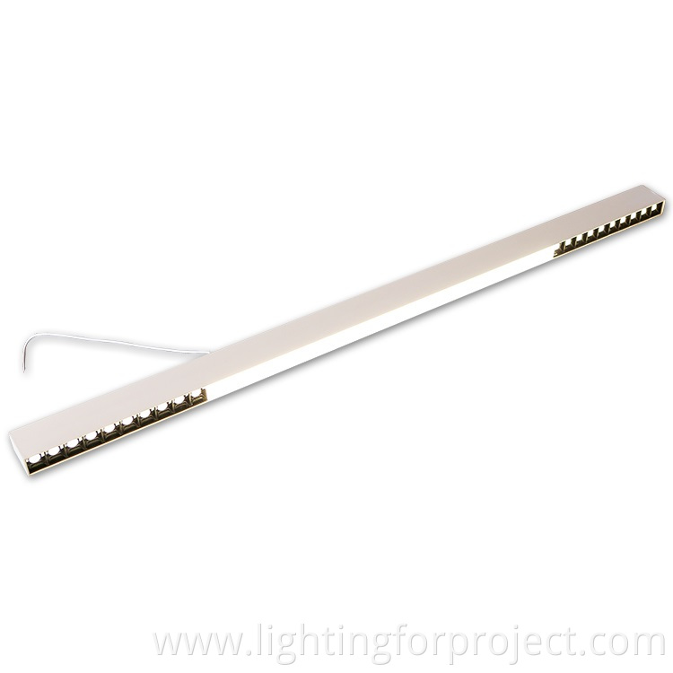 Suspended Trimless Linear Light 1200Mm 4Ft Modern Dersign Led Linear Light Recessed Linkable Ceiling Light Design 45W